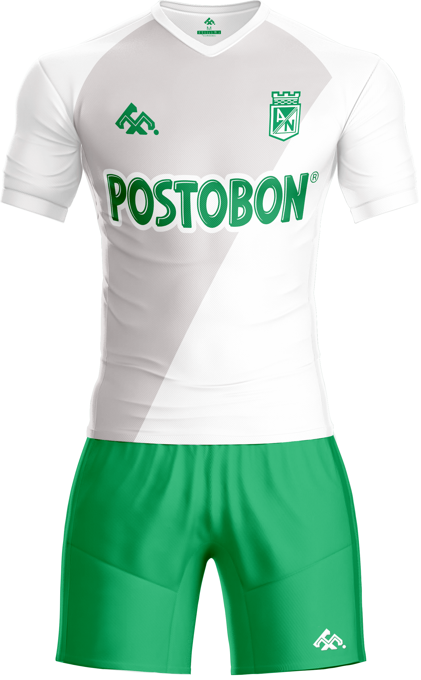 Atlético Nacional #249 (Bllanco-Gris-Verde)